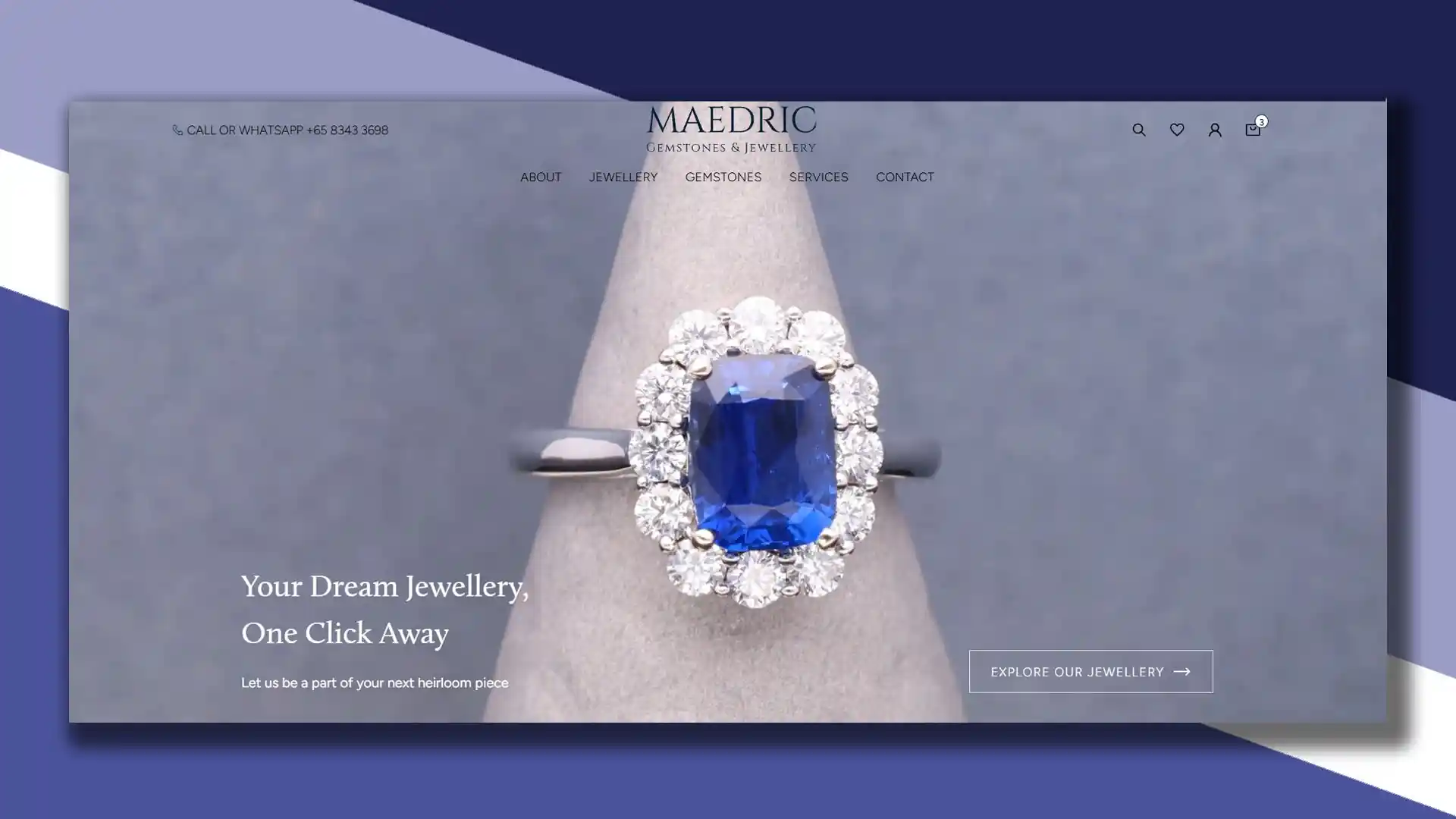 Maedric website preview