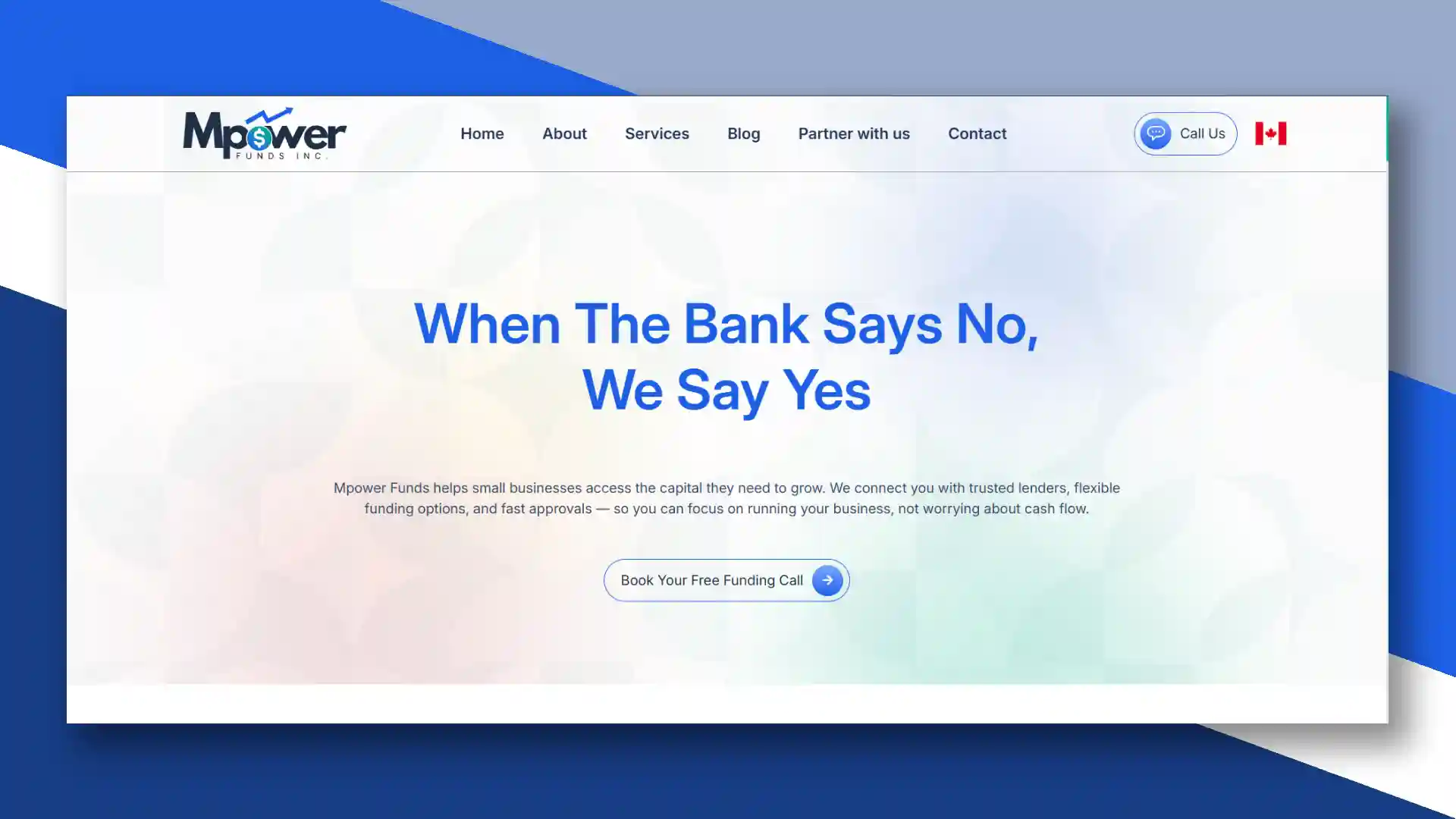 Mpowerfunds website preview