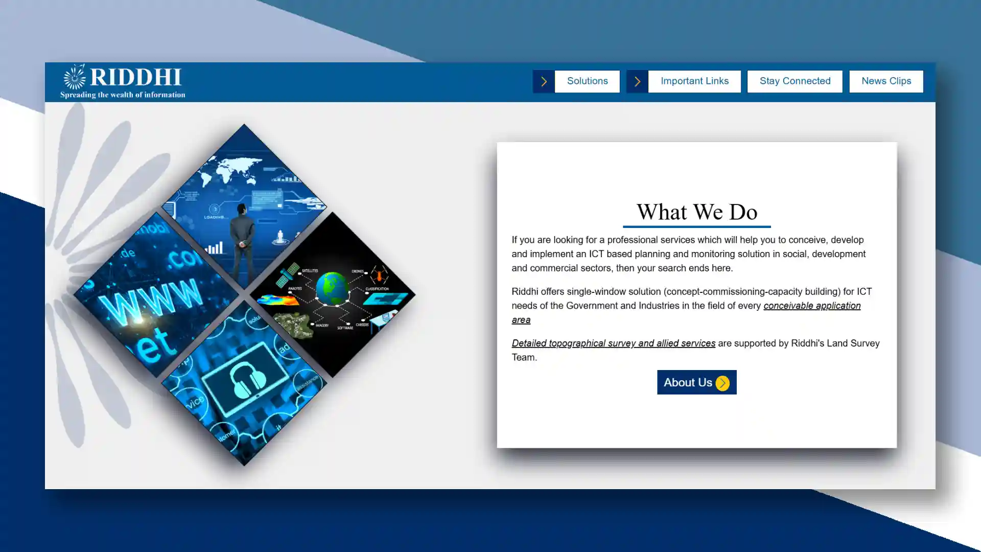 Riddhi website preview